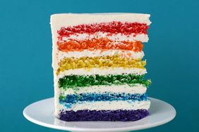 Rainbow layer cake