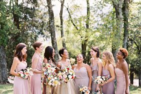 amanda william wedding tennessee purple bridesmaids