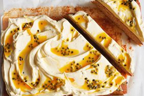 banana sheet cake with passion-fruit frosting recipe