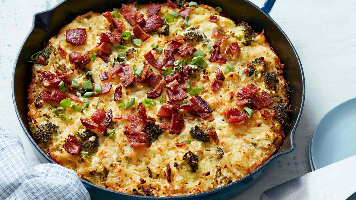 broccoli cheddar hash brown casserole