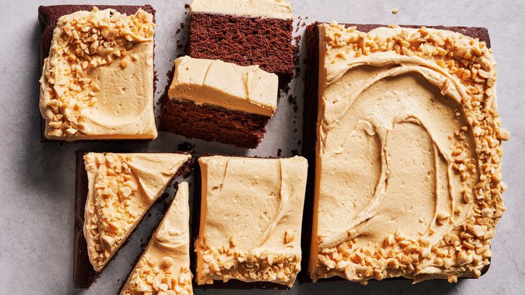 chocolate-peanut butter sheet cake recipe