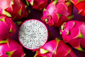 White Dragon Fruit on table