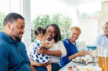 outdoor Mother’s Day gathering