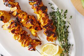 kebabs saffron yogurt chicken