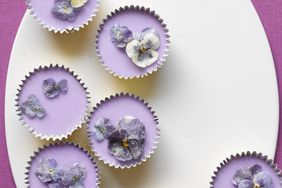 Spring Cupcakes with Sugared Flowers