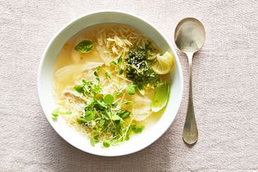 Lemon Orzo Soup