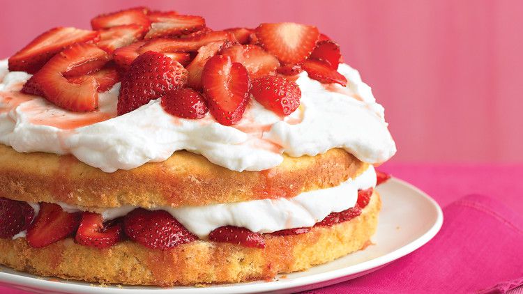 Strawberry Cream Cake