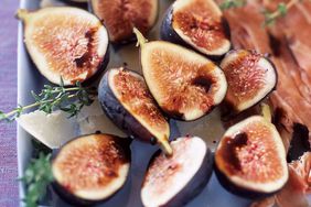 Figs on charcuterie board