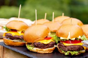 Group of burgers