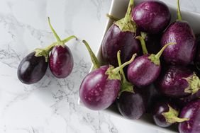 Bowl of eggplant