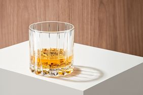 Bourbon in glass