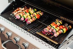 Veggies on a grilll