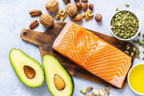 avocado, salmon, nuts and other superfoods