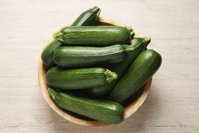 Zucchini in bowl