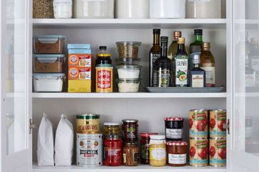 Small organized pantry