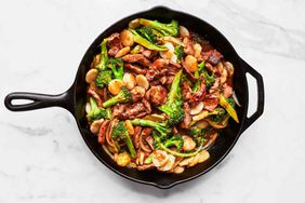 pork-and-broccoli stir-fry