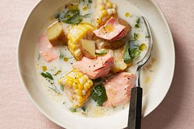 salmon-and-corn chowder