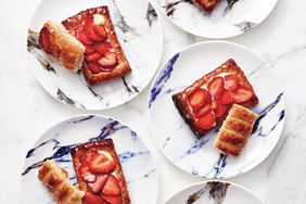 Strawberry Tart with Yogurt Pastry Cream