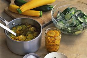 sweet and spicy bread and butter pickles