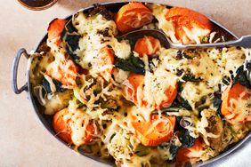 Winter Vegetable and Gouda Gratin