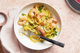 yellow squash shrimp scampi 